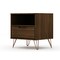 Manhattan Comfort Rockefeller 1.0 Nightstand, Brown 101GMC5 - alternate 8